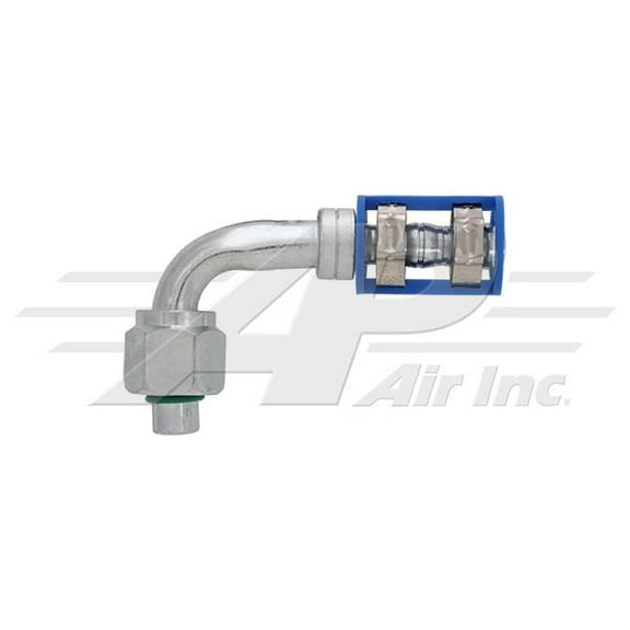 90 #10 Female O-Ring to #12 Reduced Diameter Hose