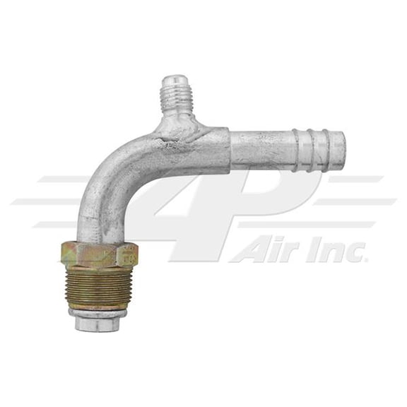 90 #10 Male O-Ring with R12 Port