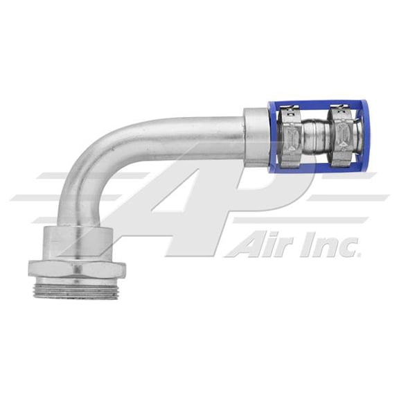 90 #12 Quick Coupler to #10 Reduced Diameter Hose