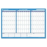90-/120-Day Format Reversible/Erasable Undated Wall Planner 36 x 24