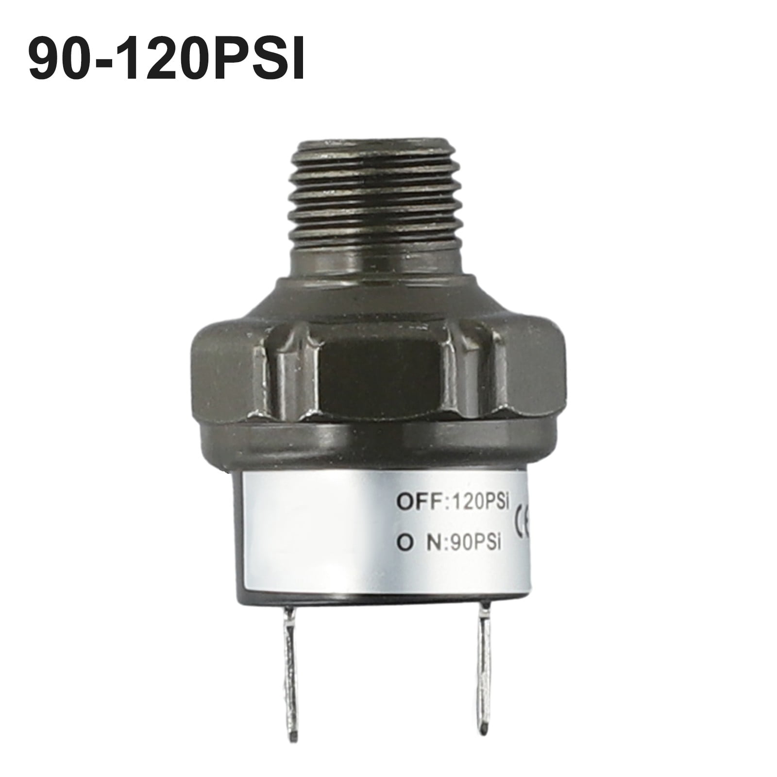 90120PSI Air Pressure Switch Tank Mount Thread 1/4\" NPT 12V/24V For