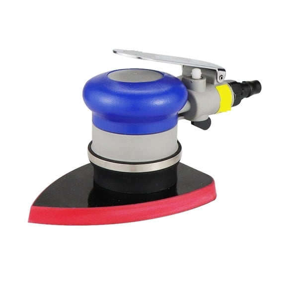 90 * 130MM Clamp Type Flanging Chassis Pneumatic Air Square Polisher Sandpaper Sandshaker Grinder Polishing Tool ,Easy Operation