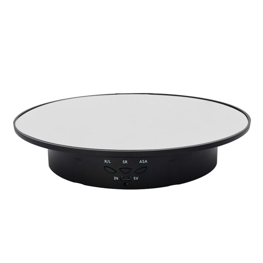 90/180 Degree Electric Rotating Display Stand Shop Display Turntable Mirror Spinning Base for