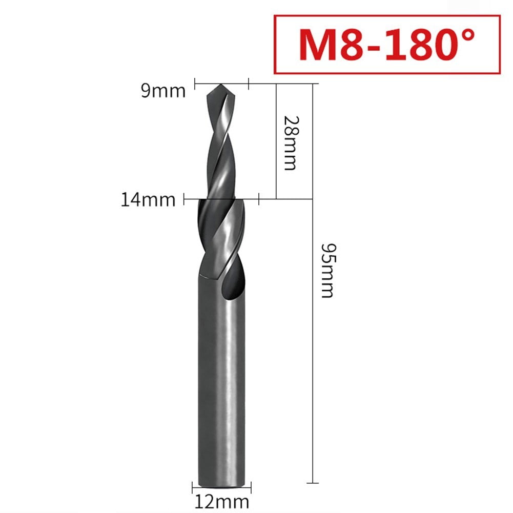 90/180 Degree Hss Counterbore Spiral Step Drill Bit For Metal