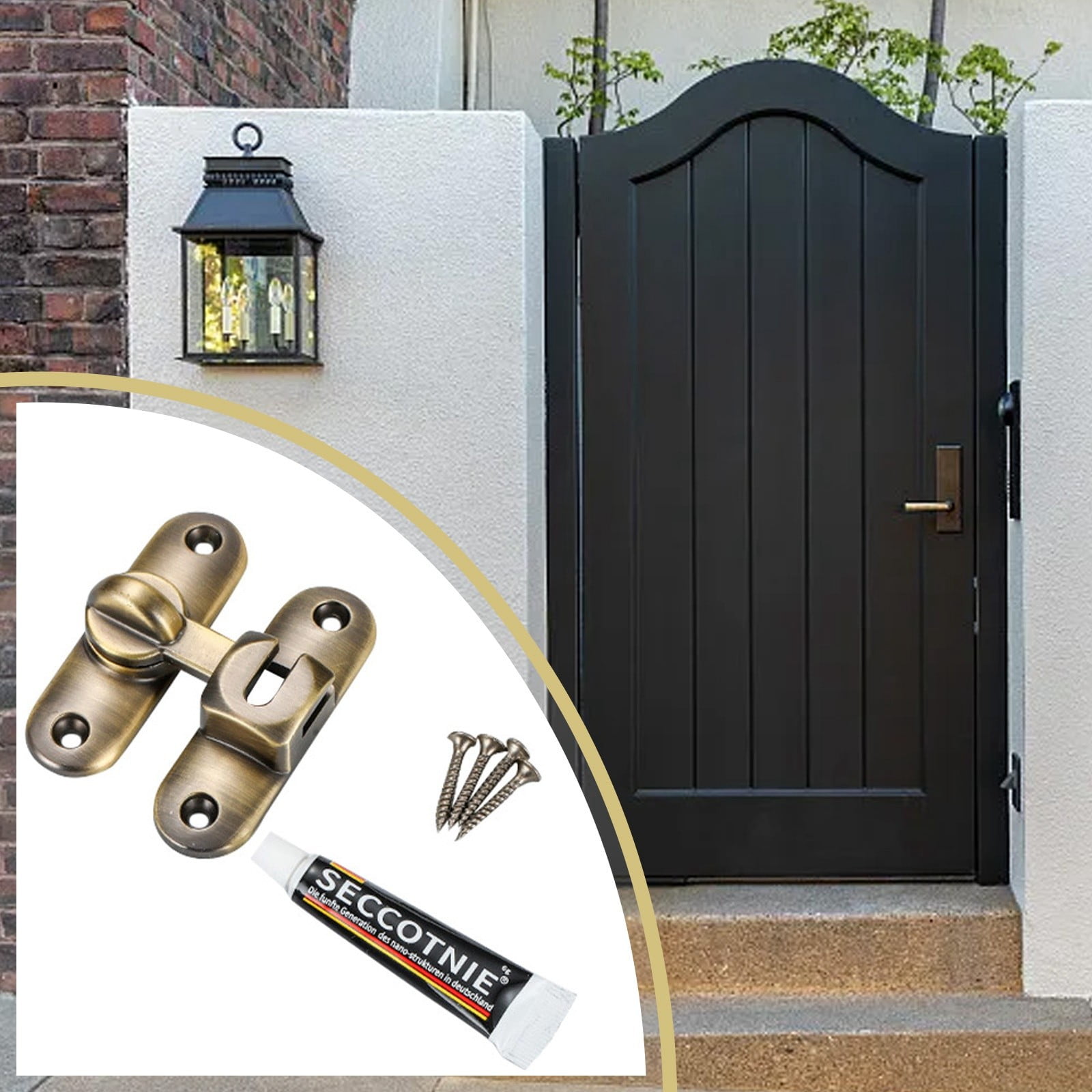 90/180 Door 1pc Barn Door Lock Sliding Barn Door Lock Door Foot Door