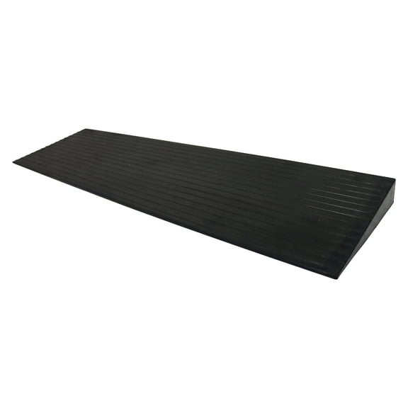 90*20*4CM Threshold Ramp Non-slip Solid Rubber Black Can Be Cut Doorway Lane Bathroom