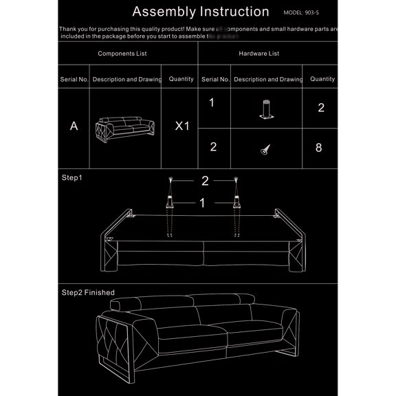 90.4 In. Long Leather Settee With Blue Upholstery And Foam 42.15 Wide Armchair Kiln-dried Wood