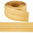 thumbnail image 1 of 90.5x3.14in Peel and Stick Wallpaper Border Molding Gold Self Adhesive Flexible 3D Baseboard Trim Mirror Sticky Wall Edging Base Lines Foam for Bedroom Bathroom Hotel Home DIY Decor, 1 of 9