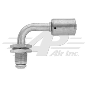 90 #6 Beadlock Male Flare Bulkhead Fitting