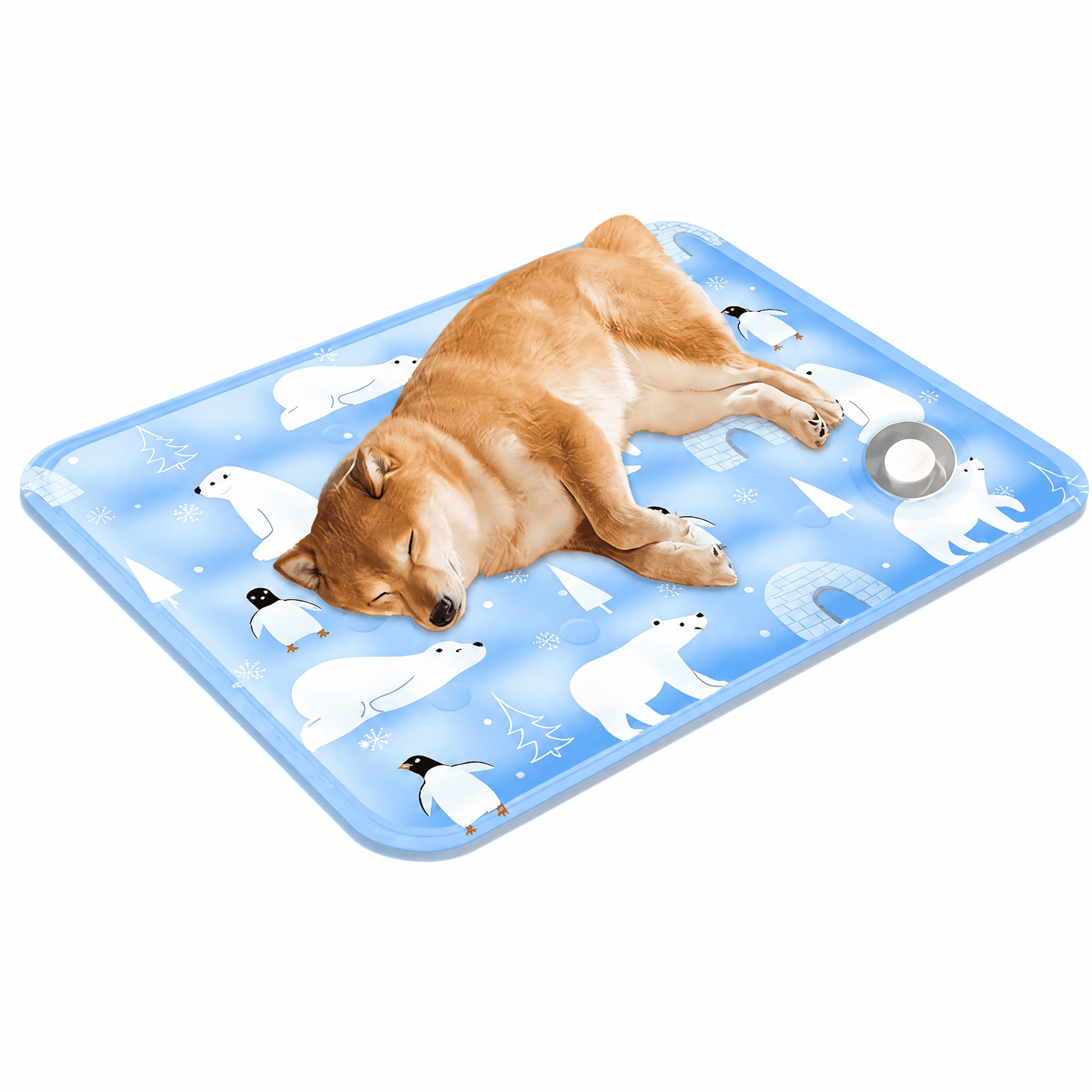 90*60cm Dog Cooling Mat, 2026 New Summer Pet Mats, Portable Pet Cooling Pad for Travel, Washable Gel Coolings Mat for Dogs and Cats Indoor Outdoor, Reusable Chill Pad Suitable for All Pets