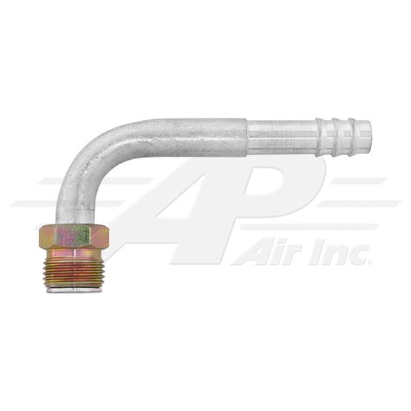 90 #8 Male Insert O-Ring to #10 Hose