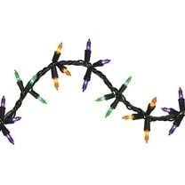 Multicolor Garland Lights, 90CT, LED, 9ft, Halloween Indoor/Outdoor, by Way To Celebrate