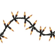 Orange Garland Lights, 90CT, LED, 9ft, Halloween Indoor/Outdoor, by Way To Celebrate