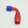 thumbnail image 1 of 90-AN4-Anodized Aluminum Swivel Hose, Reusable Oil Fitting, Straight Elbow, 1 of 3
