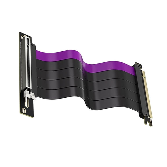 90°Angle PCIe4.0 x16 Risers Cable for Seamlessly Graphics Card Integration