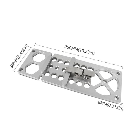 90° Angle Stop For Rails ,Woodworking Track Saw Square Guide Rail Clamp Right Angle Positioning Plate ,Widely Use