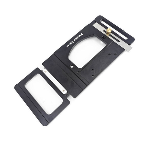90° Angle Stop For Rails ,Woodworking Track Saw Square Guide Rail Clamp Right Angle Positioning Plate ,for Accurate Evaluation
