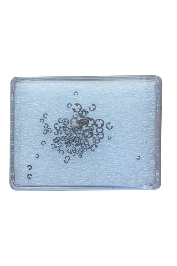 90* Assorted Chronograph Watch Pusher Button C-clip E Clip Circlip Ring Accessories Repair