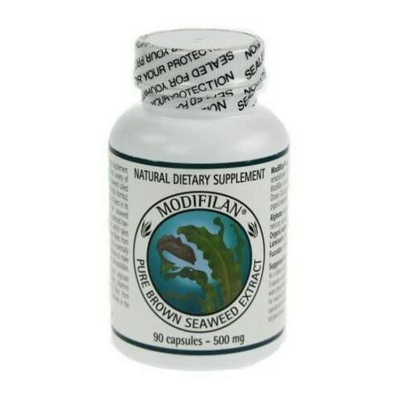 90 Capsules Modifilan Seaweed Extract Thyroid Boost - Superior Organic Iodine