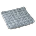 thumbnail image 1 of Chair Seat Cushion - 16x16x1.6 Memory Foam Square Thin Non-Slip Pads for Kitchen, Dining, Office Chairs and Car Seats - Comfort and Back Pain Relief - Medium Firm - Gray, 1 of 4