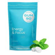 90-Count Chewable Peppermint Mints for Energy & Focus – All-Day Concentration Support with Body & Mind Refreshment