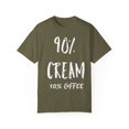 thumbnail image 1 of 90 Cream 10 Coffee Introvert | Sarcasm | Coffee Lover Gift | Funny Coffee Unisex Garment-Dyed T-shirt, 1 of 4
