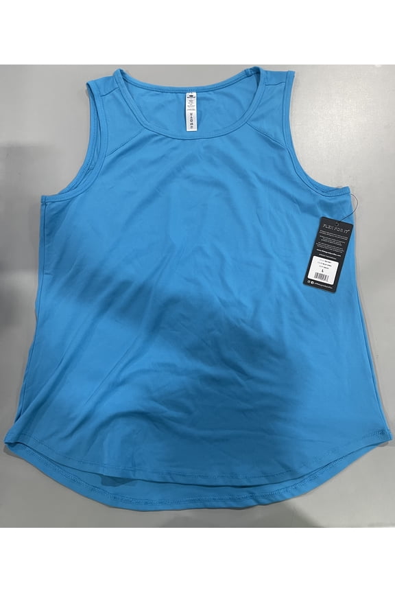 WOMEN TECH TANK TOP - SIZE: WOMEN L - BLUE JEWEL