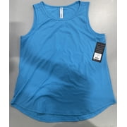 90 DEGREE BY REFLEX WOMEN TECH TANK TOP - SIZE WOMEN L - BLUE JEWEL