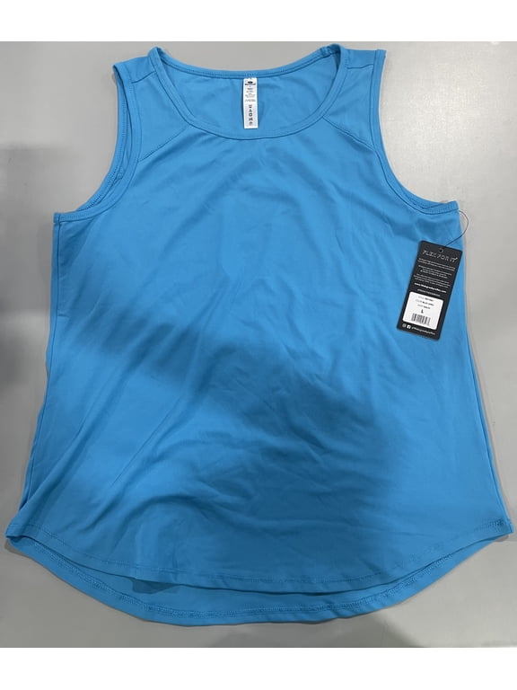 WOMEN TECH TANK TOP - SIZE: WOMEN L - BLUE JEWEL