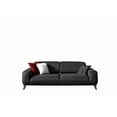 thumbnail image 1 of 90" Dark Gray Linen Sleeper Sofa, 1 of 7