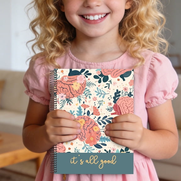 90-Day Guided Mental Health Journal (7.9x5.9in) – 1PC Daily Self-Care Companion for Anxiety/Stress/Gratitude (Soft-Cover)-B