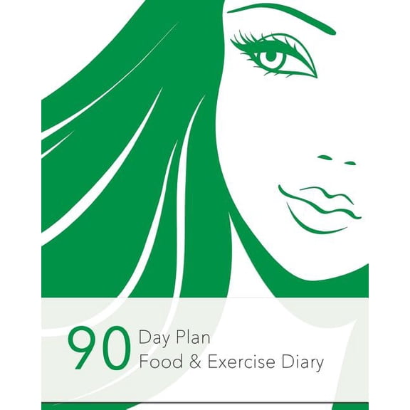 90 Day Plan, Food & Exercise Diary: The Body Plan Plus, B&w Version