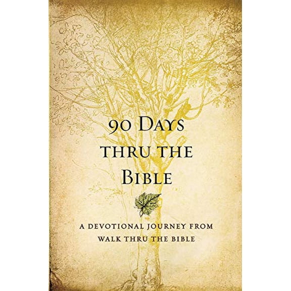 Pre-Owned 90 Days Thru the Bible: A Devotional Journey from Walk Thru the Bible (Paperback) 141435309X 9781414353098