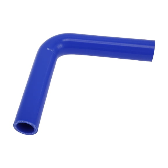 90 Deg Elbow Coupler Silicone Hose 22mm to 22mm ID 3 Layers Cloth Intercooler Heater Turbocharger Air Intake Pipe Radiator Coolant Tube 6" Length Blue