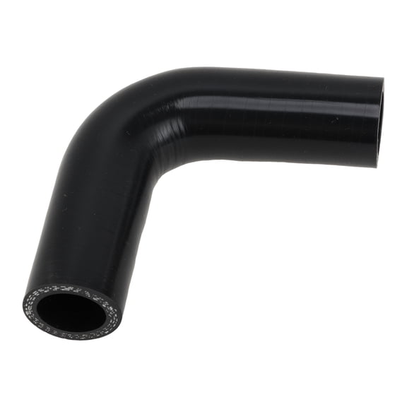 90 Deg Elbow Coupler Silicone Hose 22mm to 22mm ID 3 Layers Cloth Intercooler Heater Turbocharger Air Intake Pipe Radiator Coolant Tube 4" L Black