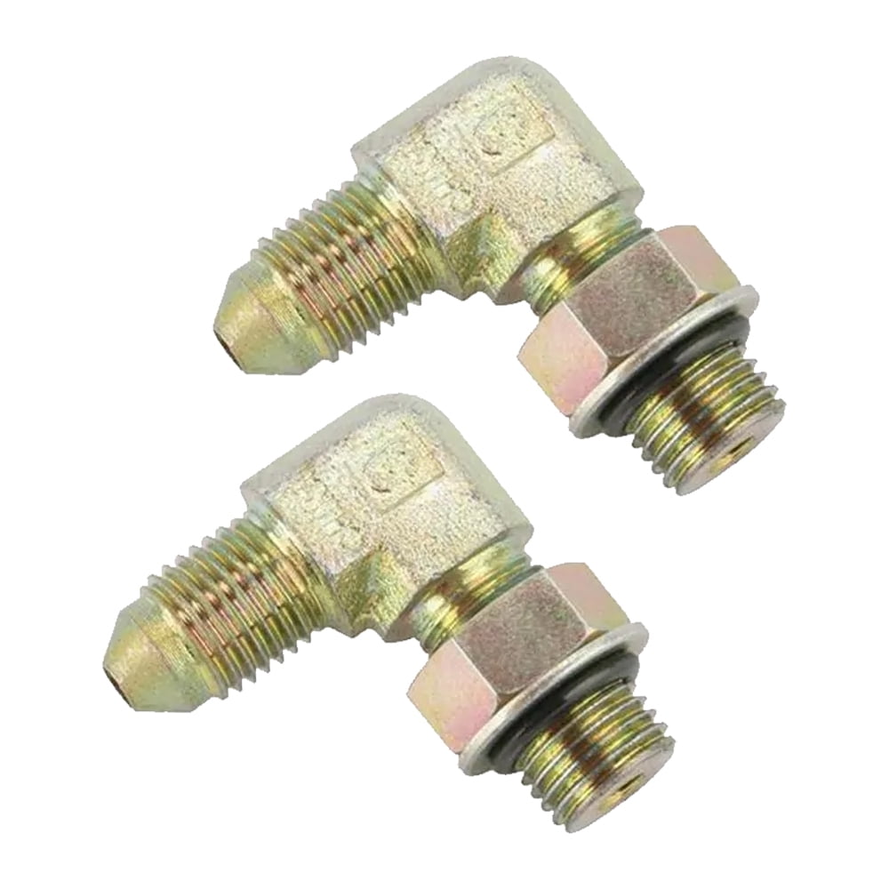 90 Degree AN3 to 3/8 Inch-24 Brake Adapter Fitting, 2 PK - Walmart.com 90 Degree AN3 to 3/8 Inch-24 Brake Adapter Fitting, 2 PK - Walmart.com
