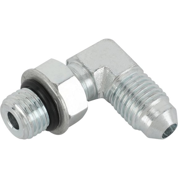 90 Degree AN4 to 7/16 Inch-20 Brake Adapter Fitting