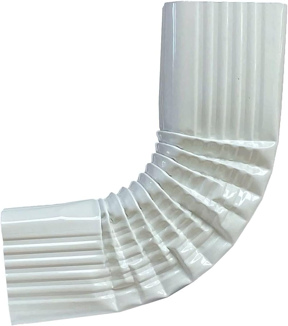 90 Degree Aluminum Downspout Gutter Elbow B 2X3 Inches Or 3X4 Inches