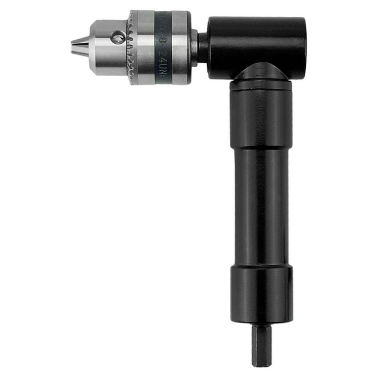 90 Degree Angle Drill Tool Attachment Accessory Three Jaw Chuck Adapter Right Angle Adapter Drill for Tight Corner Workspace Worker Iron Walmart