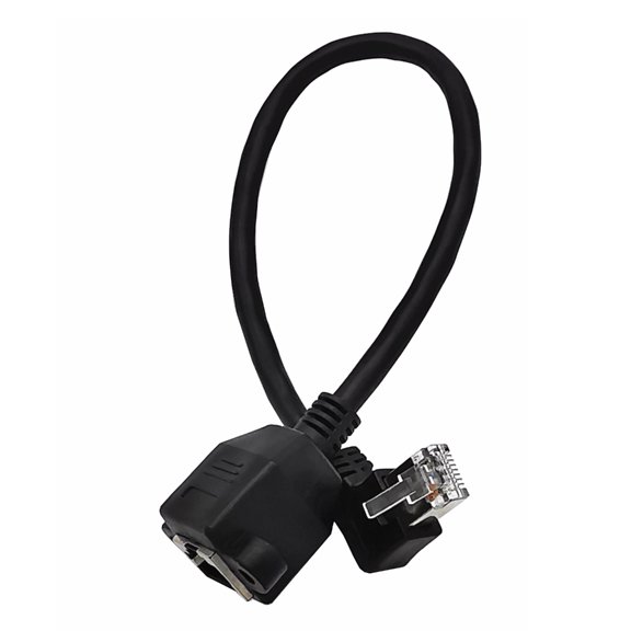 90 Degree Angled Ethernet Cable Cat6 RJ45 Ethernet Extension Cord Easy Installation in Tight Spaces