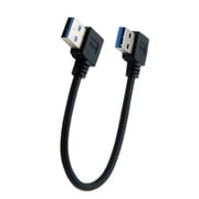 90 Degree Angled USB3.0 A to A Male Cable for Seamlessly Connection Between Devices in Small Space
