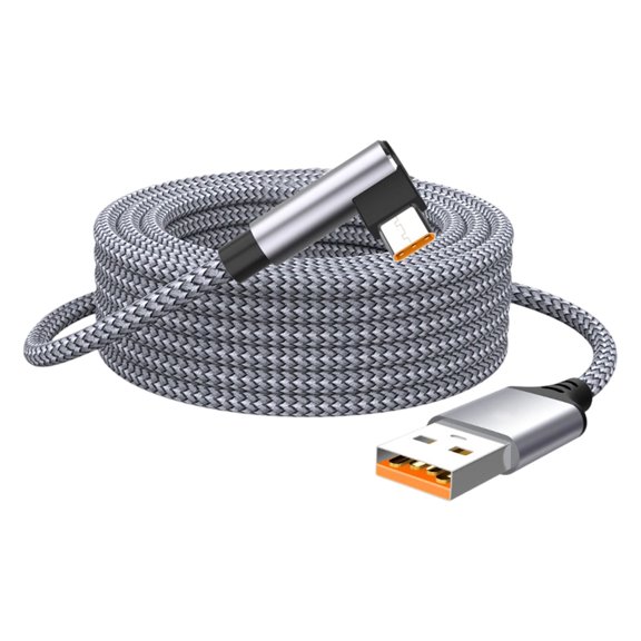 90 Degree Bend Type C Fast Charging Cable 6mAh High Current Charging Line for Mobile Devices Multiple Lengths