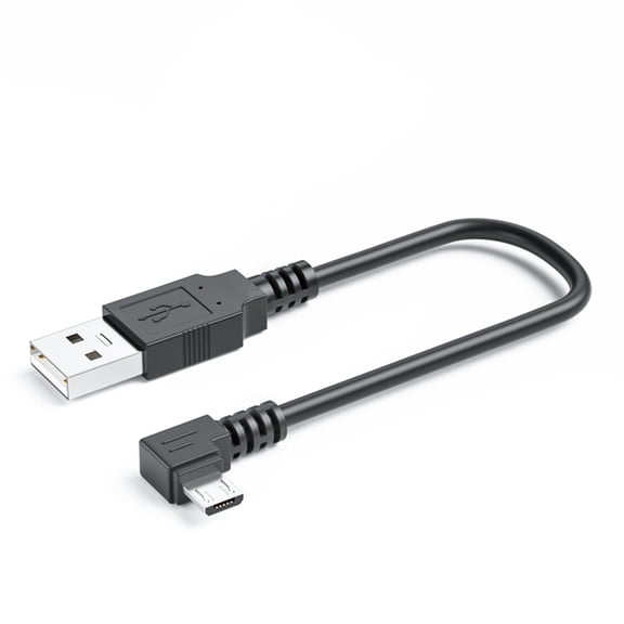 90 Degree Bent Tiny USB Chargers Wire High Efficiency Power Supply Cable Right Angles Charging Cable for OS Systems Devi