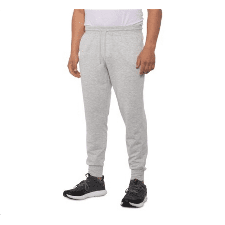 90 Degree By Reflex Men s Back Zipper Joggers Gray Size Medium Walmart