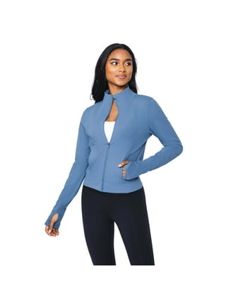 90 Degree By Reflex Womens Full-Zip Fleece Lined Hoodie Sweatshirt