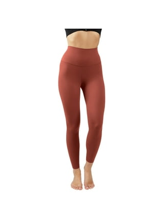 90 Degree By Reflex Power Flex Yoga Pants - High Waist Squat Proof Ankle  Leggings with Pockets for Women - Fig Sugar - XS 