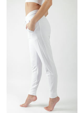 90 Degree By Reflex High Waist Fleece Lined Leggings with Side Pocket - Yoga  Pants - White Surf Space Dye - XL in Kenya