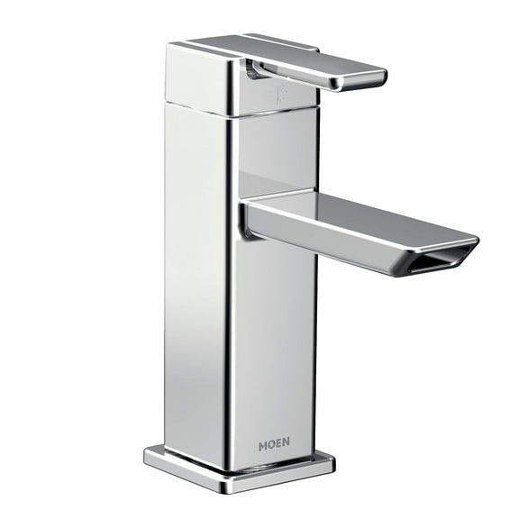 90 Degree Chrome One-handle Bathroom Faucet
