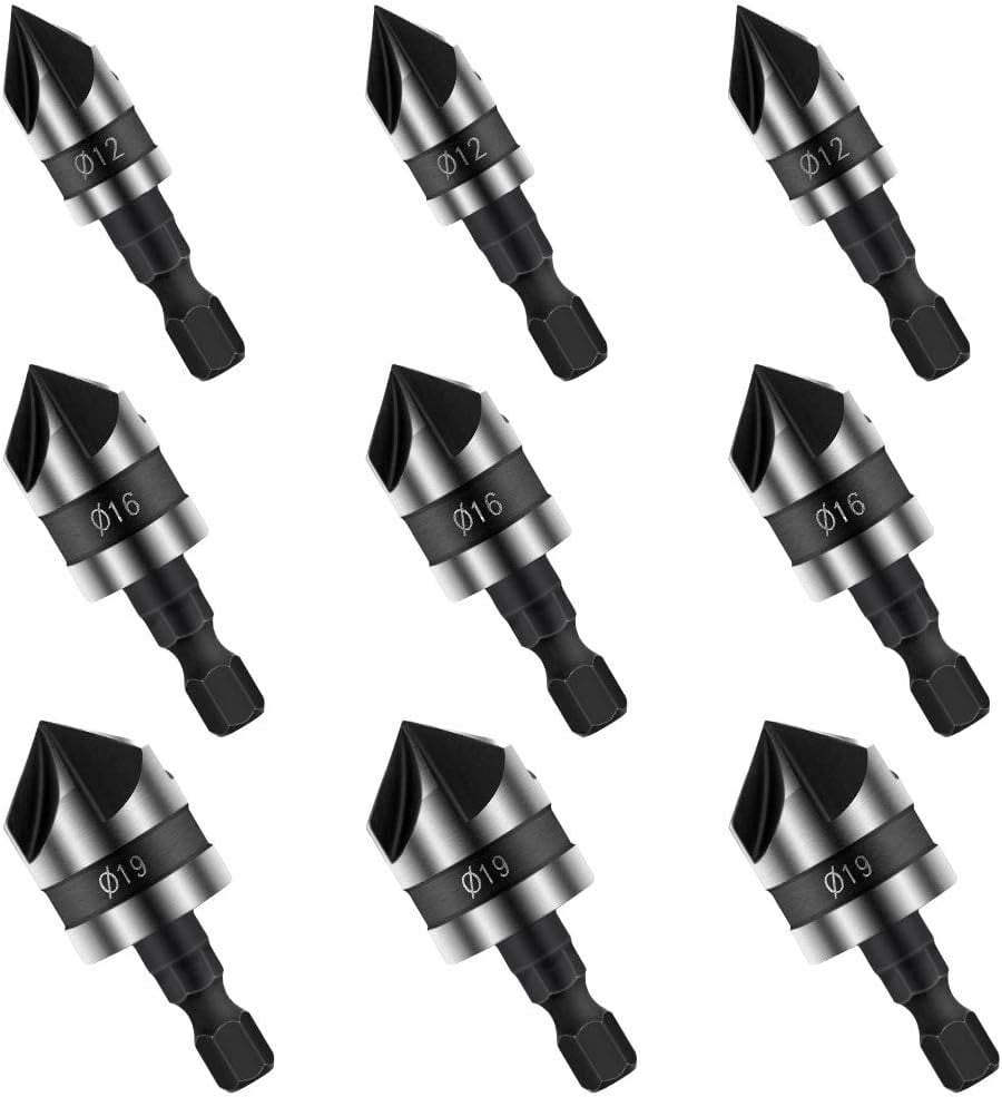 90 Degree Countersink, 5 Flute Countersink Countersink HSS Countersink