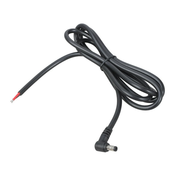 90 Degree DC5525 Male Plug Bare Wire Replacement Cable High Current 15A for LED Lights Security Systems 50cm/150cm